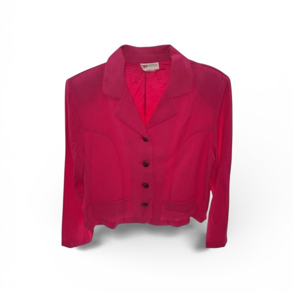 Cristina Jackets & Blazers - Vintage Women's Pink Blazer